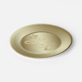 Beste dag ooit papieren bordje (Gekanteld)