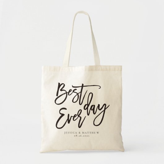 Beste dag ooit, persoonlijke welkom tote bag (Voorkant)