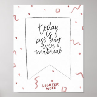 Beste dag ooit poster