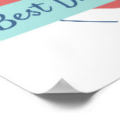 beste dag ooit poster (Hoek)