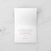 Beste dag ooit Schattig script foto bruiloft bedan Bedankkaart (Binnen)