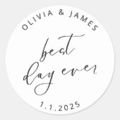 Beste dag ooit Stickers (Voorkant)