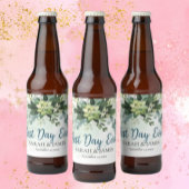 Beste Dag Ooit Succulent Bruiloft Bloemen Botanisc Bier Etiket