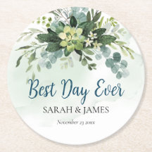 Beste Dag Ooit Succulent Bruiloft Bloemen Botanisc