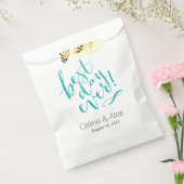 BESTE DAG OOIT Trouwdag | BLAUWGROEN Bedankzakje (Gezegeld)