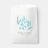 BESTE DAG OOIT Trouwdag | BLAUWGROEN Bedankzakje (Voorkant)