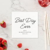 Beste Dag Ooit | Trouwservetten Servet (Insitu)