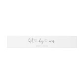 "Beste dag ooit" Uitnodigingen Wikkel (Vlak)