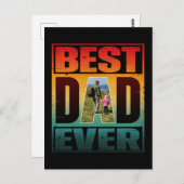 BESTE DAG OOIT VANDAAG GEPERSONALISEERD AFBEELDING BRIEFKAART (Voorkant / Achterkant)