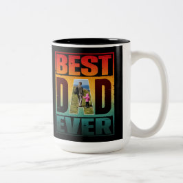 BESTE DAG OOIT VANDAAG GEPERSONALISEERD AFBEELDING TWEEKLEURIGE KOFFIEMOK