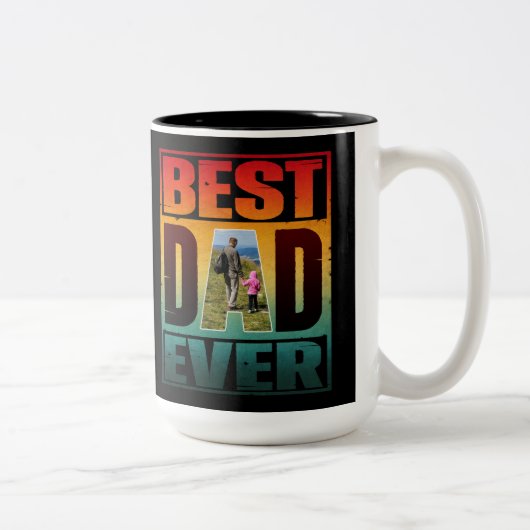 BESTE DAG OOIT VANDAAG GEPERSONALISEERD AFBEELDING TWEEKLEURIGE KOFFIEMOK (Rechts)