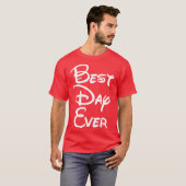 Beste dag ooit vintage t-shirt (Voorkant volledig)