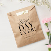Beste dag ooit voor een voordelige tas bedankzakje (Gezegeld)