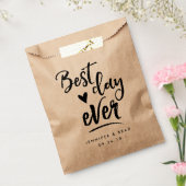 Beste dag ooit voor een voordelige tas bedankzakje (Gezegeld)