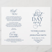Beste dag ooit, weddenschappen, vouwbare programma (Voorkant)