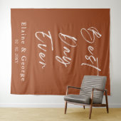 Beste dag op bruiloft Foto ProSupport-achtergrond Wandkleed (In Situ (horizontaal))