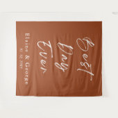 Beste dag op bruiloft Foto ProSupport-achtergrond Wandkleed (Voorkant (horizontaal))