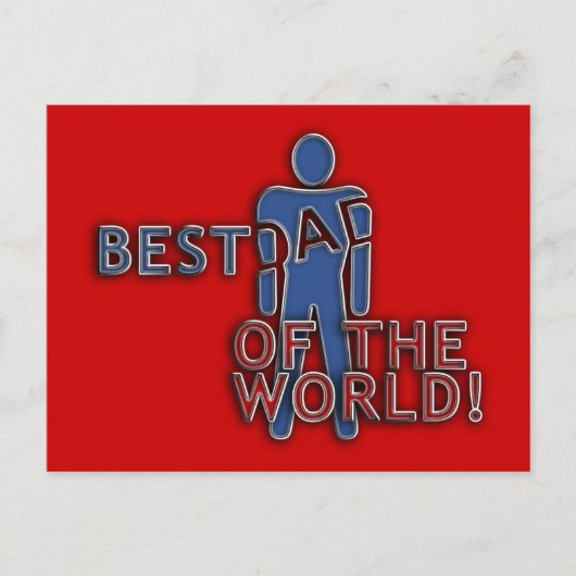 BESTE DAG VAN DE WERELD BRIEFKAART (Voorkant)