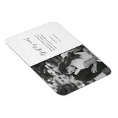 Beste dag van de zwarte bruiloft Foto: Dank je wel Magneet (Rechterzijde)