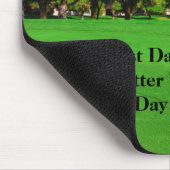 Beste dag van Golf Mousepad Muismat (Hoek)