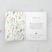 Beste dag van het huwelijk Foto Hartelijk dank Bedankkaart (Binnen)