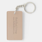 Beste dag van Thanksgiving Wint  Sleutelhanger (achterkant)