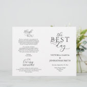 Beste dag, weddenschappen, vouwbaar programma (Staand voorkant)