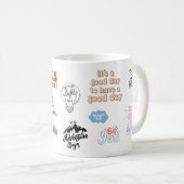 Beste dagelijkse Motivatie & Life Quotes Mok (Voorkant rechts)