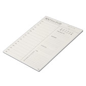 Beste dagplanner, 11 inch x 8,5 inch Notitieblok - (Schuin)