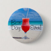 Beste dagstrand ronde button 5,7 cm (Voorkant)