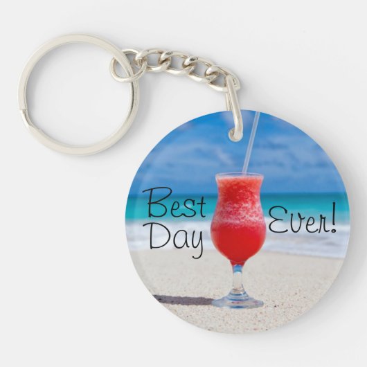 Beste dagstrand sleutelhanger (Voorkant)