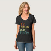 Beste Dalmatische Moeder Ooit Hondenmoederdag T-shirt (Voorkant volledig)