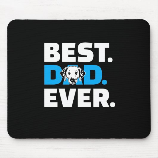 Beste Dalmatische vader ooit Muismat (Voorkant)