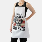 Beste Dalmatische Vader Ooit Patriottisch Hond Shi Schort (Insitu)