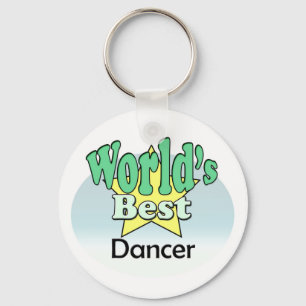 Beste danser ter wereld sleutelhanger