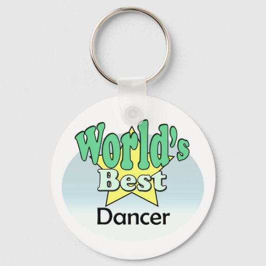 Beste danser ter wereld sleutelhanger (Voorkant)