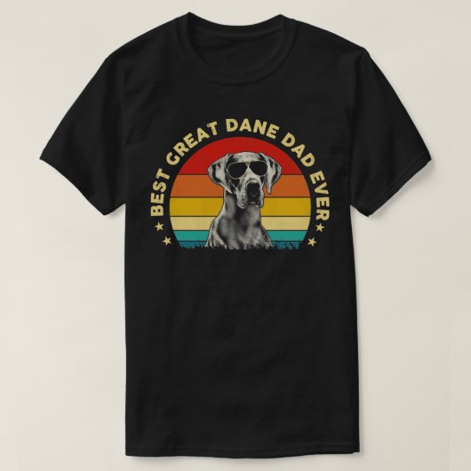 Beste dansvader ooit grappige vaderdag geweldig D T-shirt (Design voorkant)