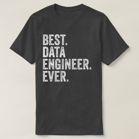 Beste data-engineer ooit t-shirt (Design voorkant)