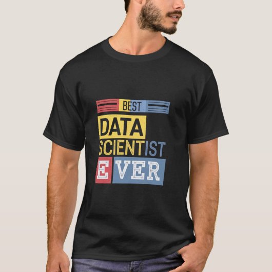Beste datawetenschapper ooit Echtgenote Echtgenoot T-shirt (Voorkant)