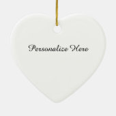 Beste Daughter Heart Ornament (Achterkant)