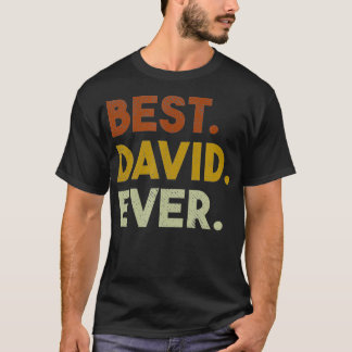 Beste David Ever Funny Gift voor David T-shirt