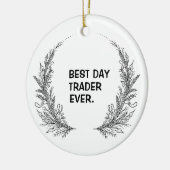 Beste Day Trader Ooit Kerst Ornament (Links)