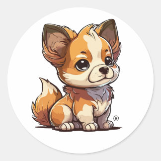 Beste deals voor Black Friday 😻🐾 ˖ 🐕| -70%|| Ronde Sticker