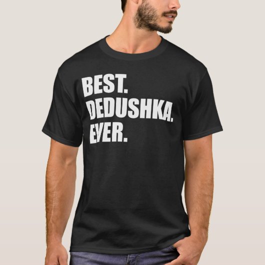 Beste Dedushka ooit (OP DARK) T-shirt (Voorkant)