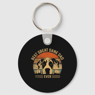 Beste Deense vader ooit retro bontvader voor dikke Sleutelhanger