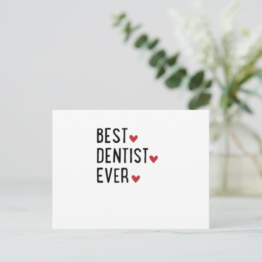 Beste Dentist ooit Briefkaart (Staand voorkant)