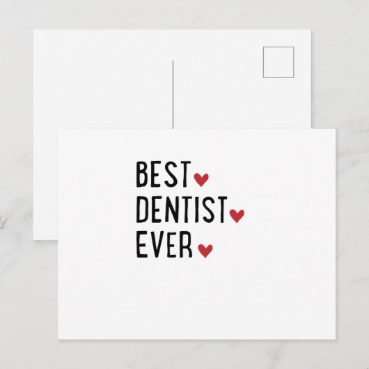 Beste Dentist ooit Briefkaart (Voorkant / Achterkant)