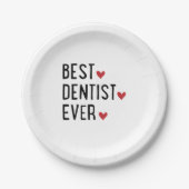 Beste Dentist ooit Papieren Bordje (Voorkant)