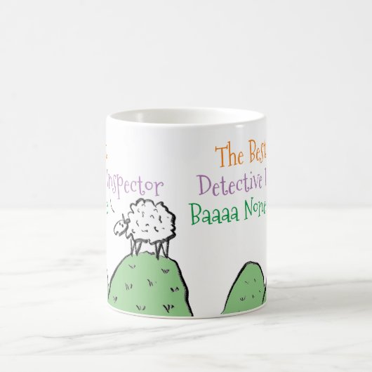 Beste Detective Inspector Koffie Mok (Center)