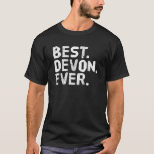 BESTE DEVON OOIT Grappig Gepersonaliseerde Naam Jo T-shirt